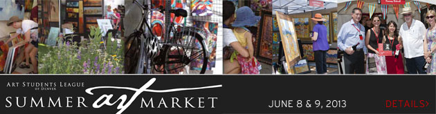 Art Students League of Denver Summer Art Market, June 8 & 9