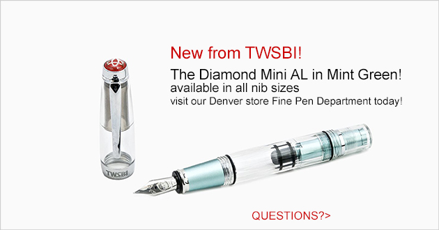 New from TWSBI, check it out at our Denver Pen Department, all nib sizes
